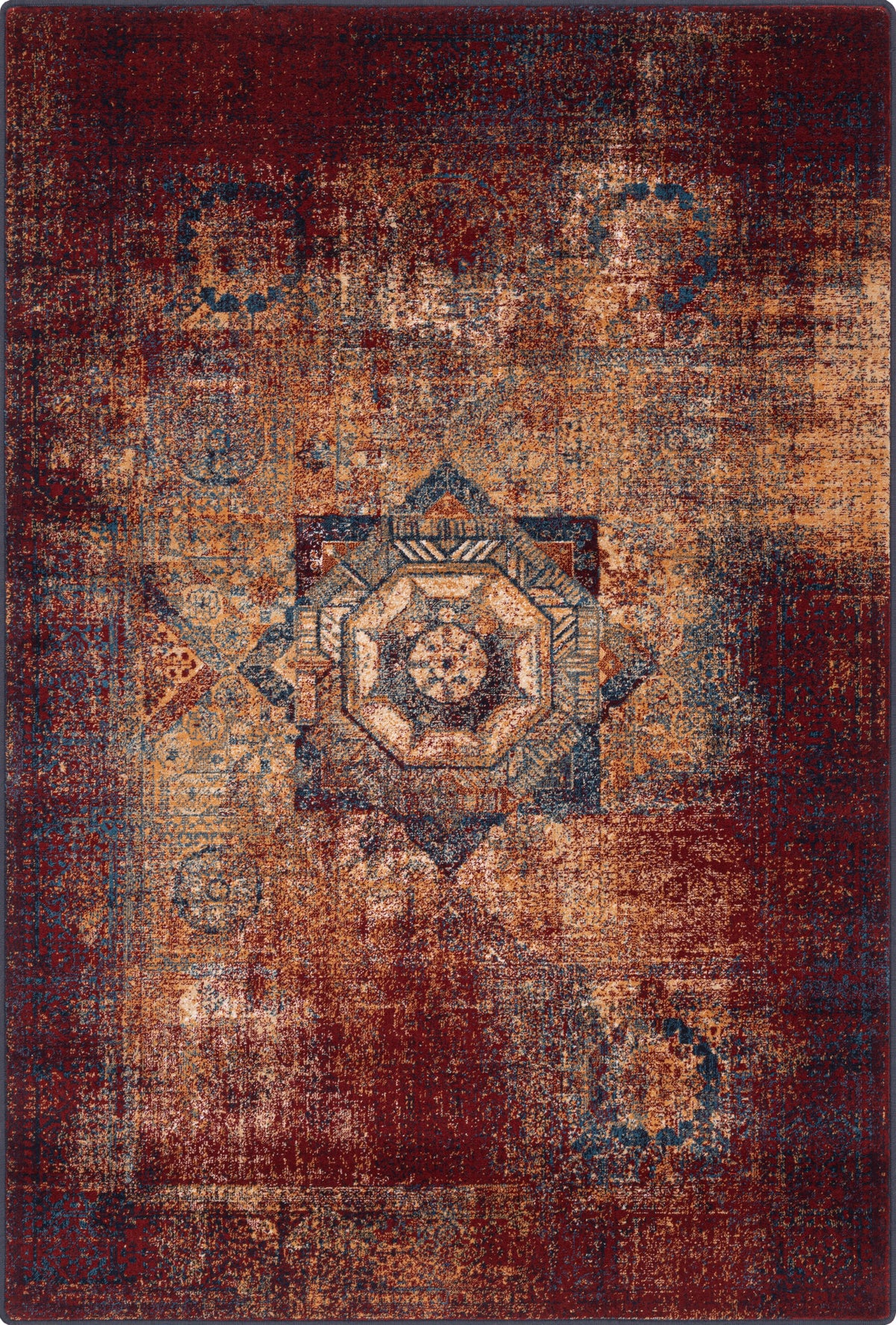 Isfahan Baszra Dark Red